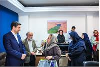 بازدید وزیر ارتباطات از خبرگزاری ایسنا به مناسبت روز خبرنگار